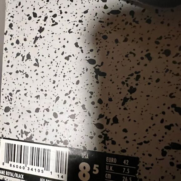 Nike Air Jordan Retro 5 Blue Suede Game Royal Black 136027-401 Size 8.5 - Picture 5 of 10